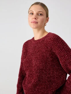 Under The Stars Chenille Sweater Sugar Plum