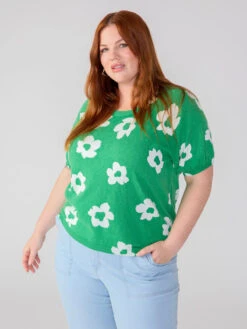 Sunny Days Sweater Flower Pop Inclusive Collection