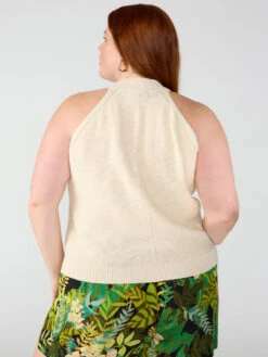 Make It A Mock Top Macrame Inclusive Collection -Clothing Store CW1161MU4Z MCRM 0477