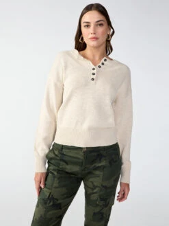 Casual And Chill Sweater Toasted Marshmallow -Clothing Store CW1170MU4 TOAM 000103