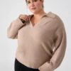 Johnny Collared Sweater Mocha Meringue Inclusive Collection