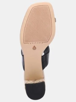 Bold Toe Loop Sandal Black/ Dark Taupe 10 Bold Toe Loop Sandal Black/ Dark Taupe -Clothing Store SA BOLD Black DkTaupe BOTTOM