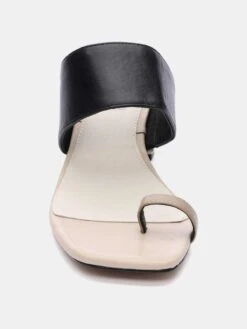 Bold Toe Loop Sandal Black/ Dark Taupe 8 Bold Toe Loop Sandal Black/ Dark Taupe -Clothing Store SA BOLD Black DkTaupe FRONT