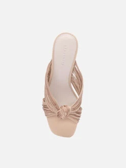 Maven Sandal Nude -Clothing Store SA MAVEN Nude Metallic TOP removebg preview