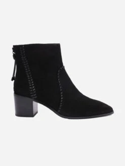 Revamp Bootie Black -Clothing Store SA REVAMP Black Cow Suede PROFILE