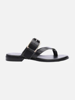 Spring Sandal Black -Clothing Store SA SPRING Black PROFILE removebg preview