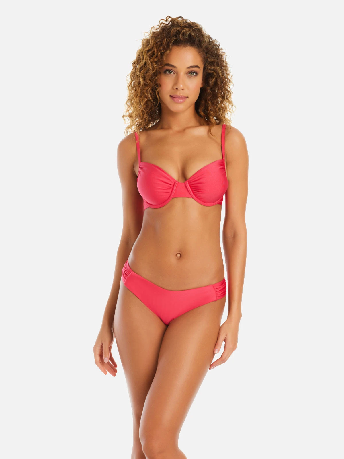 Tab Side V Hipster Bikini Bottom Island Pink 2 Tab Side V Hipster Bikini Bottom Island Pink - Image 2