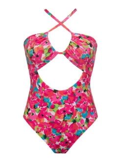 Cut Out Ots Mio One-Piece Geranium 5 Cut Out Ots Mio One-Piece Geranium -Clothing Store SAGR23244 GERA