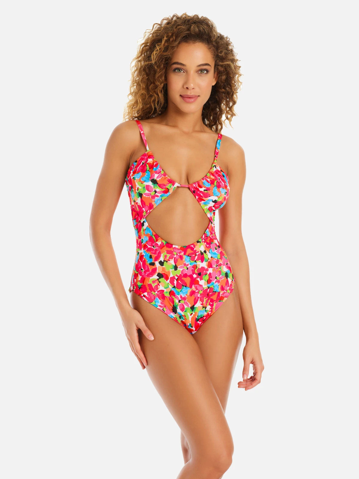 Cut Out Ots Mio One-Piece Geranium 1 Cut Out Ots Mio One-Piece Geranium