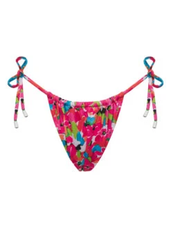 Tunnel Side Tie Hipster Bikini Bottom Geranium -Clothing Store SAGR23535 GERA