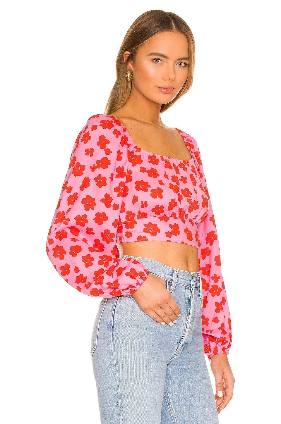 Sanctuary Going Solo Crop Tie Top Cherry Kiss 2 Sanctuary Going Solo Crop Tie Top Cherry Kiss - Image 2