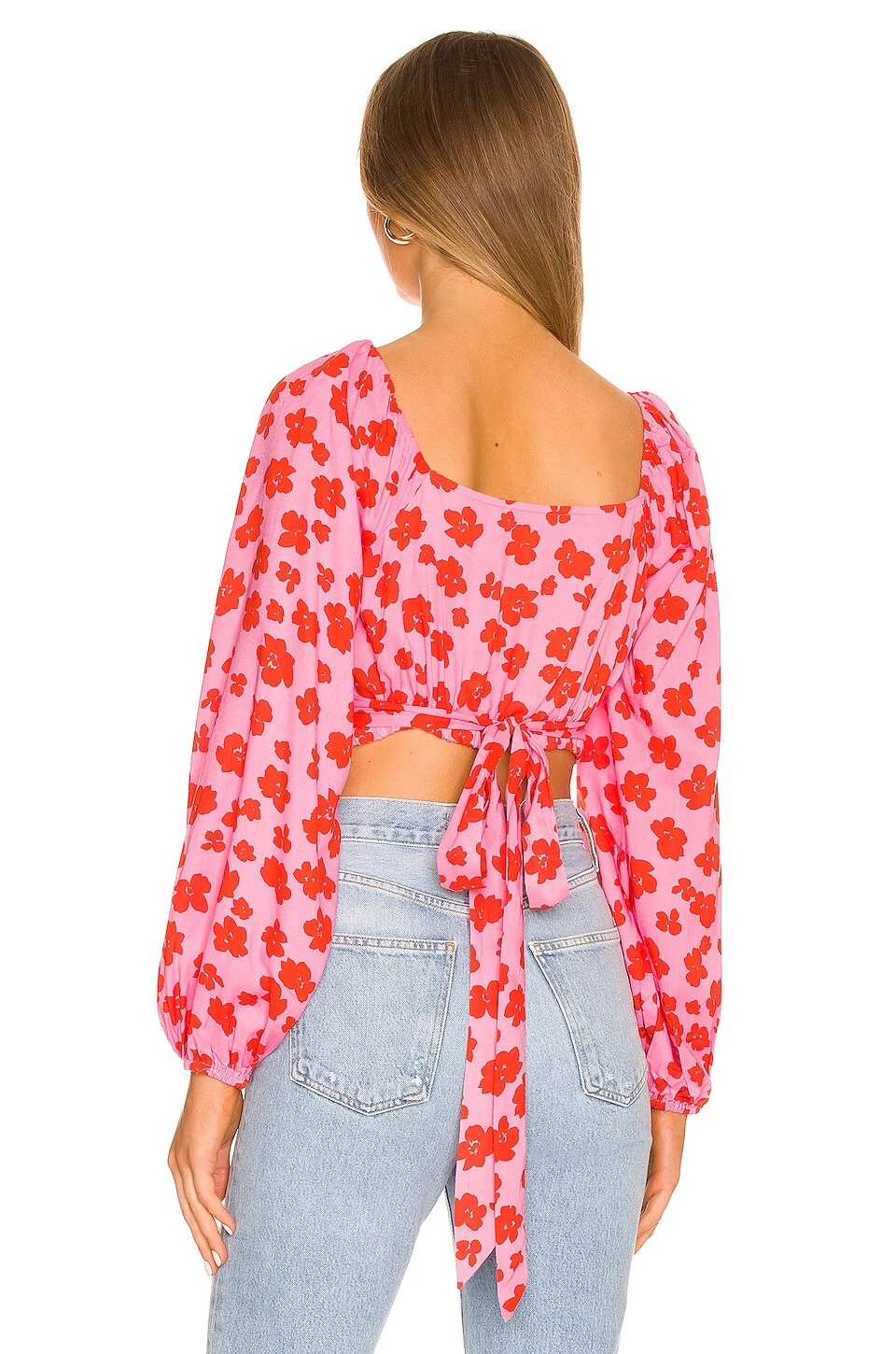 Sanctuary Going Solo Crop Tie Top Cherry Kiss 3 Sanctuary Going Solo Crop Tie Top Cherry Kiss - Image 3