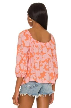 Sanctuary Spring Square Neck Melon Field 6 Sanctuary Spring Square Neck Melon Field -Clothing Store SANC WS703 V3