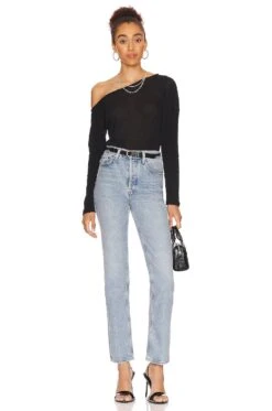 Sanctuary Love Sign Asymmetrical Top Black -Clothing Store SANC WS715 V4