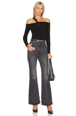 Sanctuary Heart Throb Knit Top Black 7 Sanctuary Heart Throb Knit Top Black -Clothing Store SANC WS730 V4