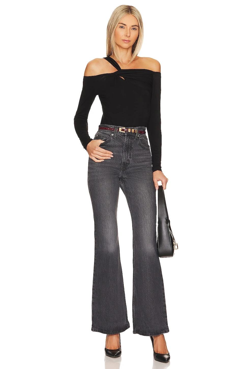 Sanctuary Heart Throb Knit Top Black 4 Sanctuary Heart Throb Knit Top Black - Image 4