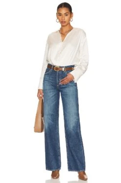 Sanctuary Twist Detail Blouse Winter White -Clothing Store SANC WS734 V4