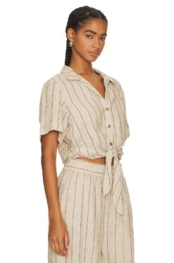 Sanctuary Ocean Shirt Artisan Stripe -Clothing Store SANC WS753 V2