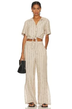 Sanctuary Ocean Shirt Artisan Stripe -Clothing Store SANC WS753 V4