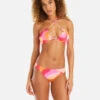 Cinch Back Hipster Bikini Bottom Island Pink