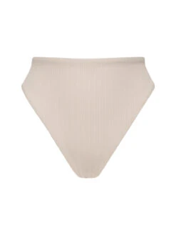 High Leg High Rise Bikini Bottom White Sand -Clothing Store SASD23547 WHSN