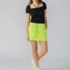 Micro Mini Skort Green Energy