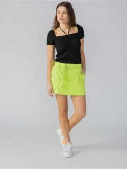Micro Mini Skort Green Energy
