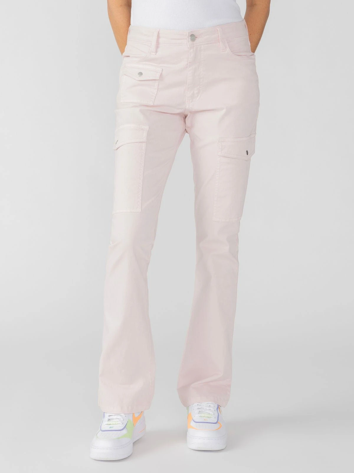 Poppy Cargo Semi High Rise Pant Washed Pink No.3 4 Poppy Cargo Semi High Rise Pant Washed Pink No.3 - Image 4