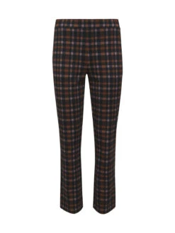 Carnaby Kick Crop Semi High Rise Legging Cottage Check -Clothing Store cropcotcresized