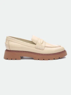 Westside Loafer Oatmilk -Clothing Store shoeflats 0007 SA WESTSIDE Soft Veg Leather Oatmilk PROFILE