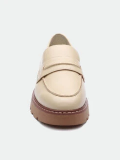 Westside Loafer Oatmilk -Clothing Store shoeflats 0009 SA WESTSIDE Soft Veg Leather Oatmilk FRONT